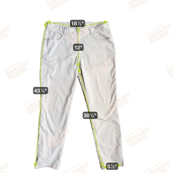 Peter Millar Pants Men 36x32 Tan Golf Performance 5 Pocket Chino Wicking Stretch - Picture 2 of 8